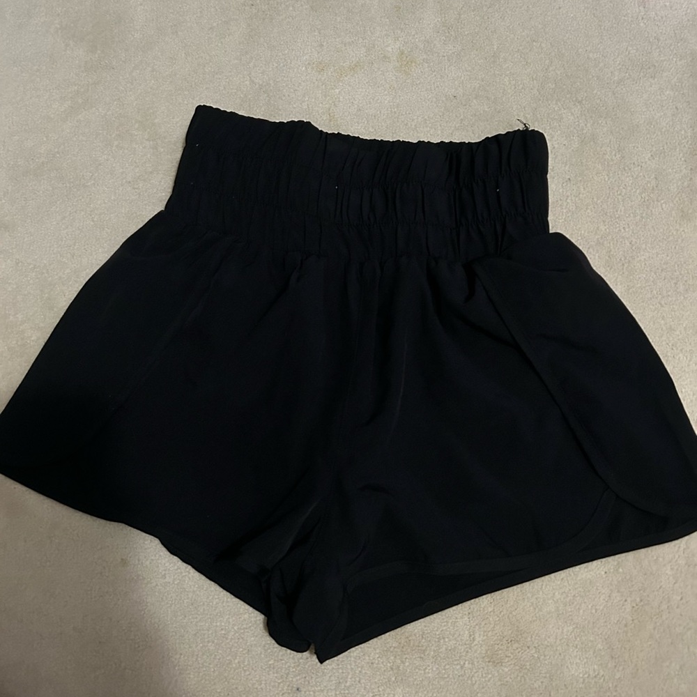 Black High Waisted Shorts